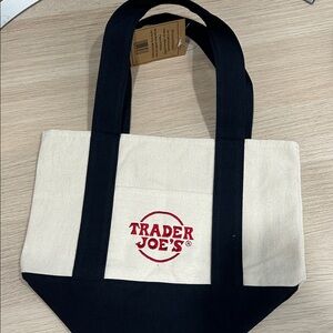 Trader Joe's dark blue Canvas Tote Bag